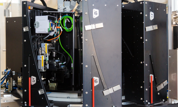 Machine module of an automated testing system for industrial applications