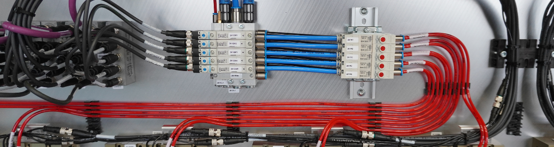 Ventilinsel mit pneumatischer Medienverteilung in einer Automatisierungsanlage